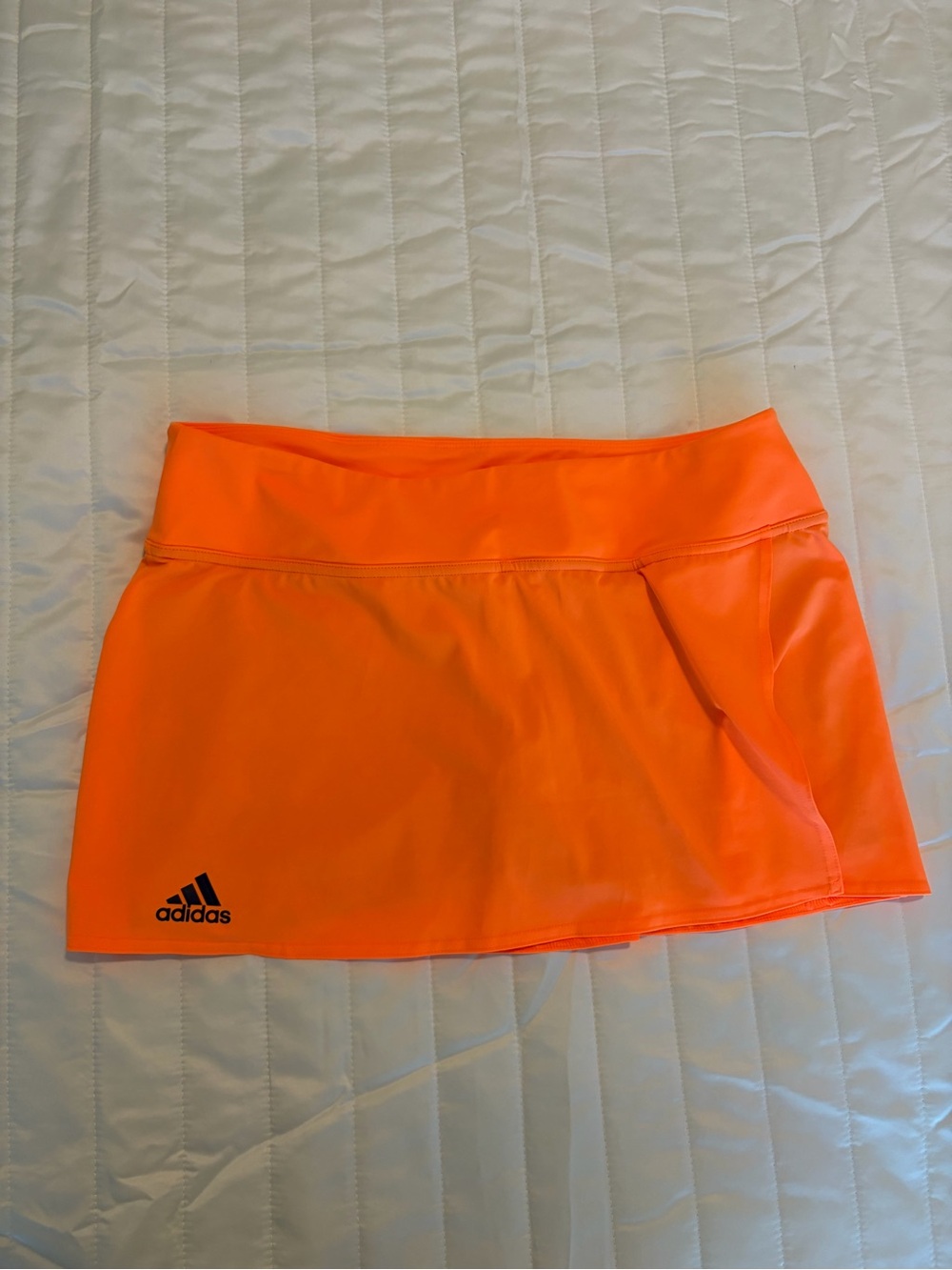 adidas Neon Orange Athletic Skort